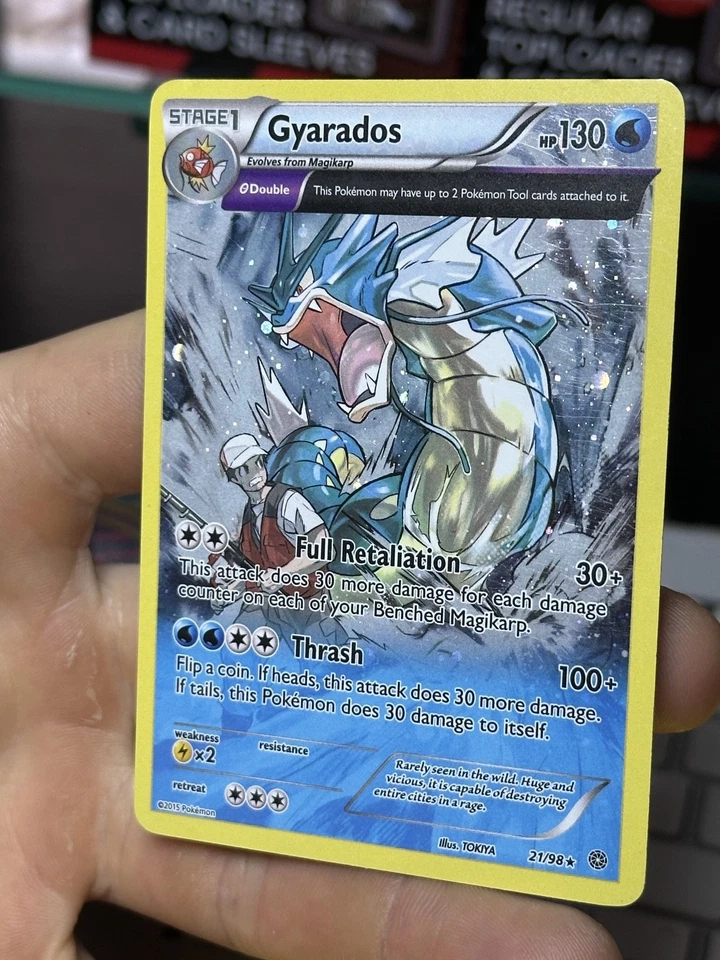 Gyarados 21/98 Ancient Origins 2015 Cosmos Holo Rare Pokémon Card TCG - Image 4 of 4
