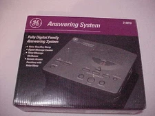 GE Vintage Family Answering System 3 Mailboxes Digital phone Machine 2-9876 NEW