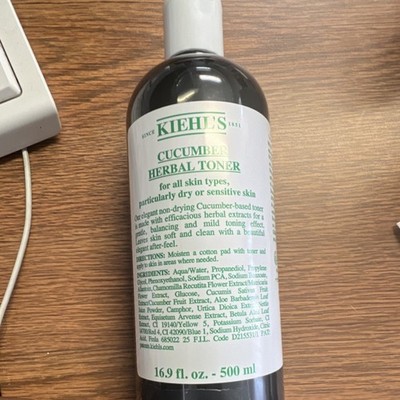 Kiehl's Cucumber Herbal Toner - 500 mL 16.9 fl oz Herbal Cucumber