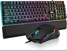 RedThunder K10 Wired Gaming Keyboard and mouse Rbg Backlit Ps/pc/xbox/phone/mac
