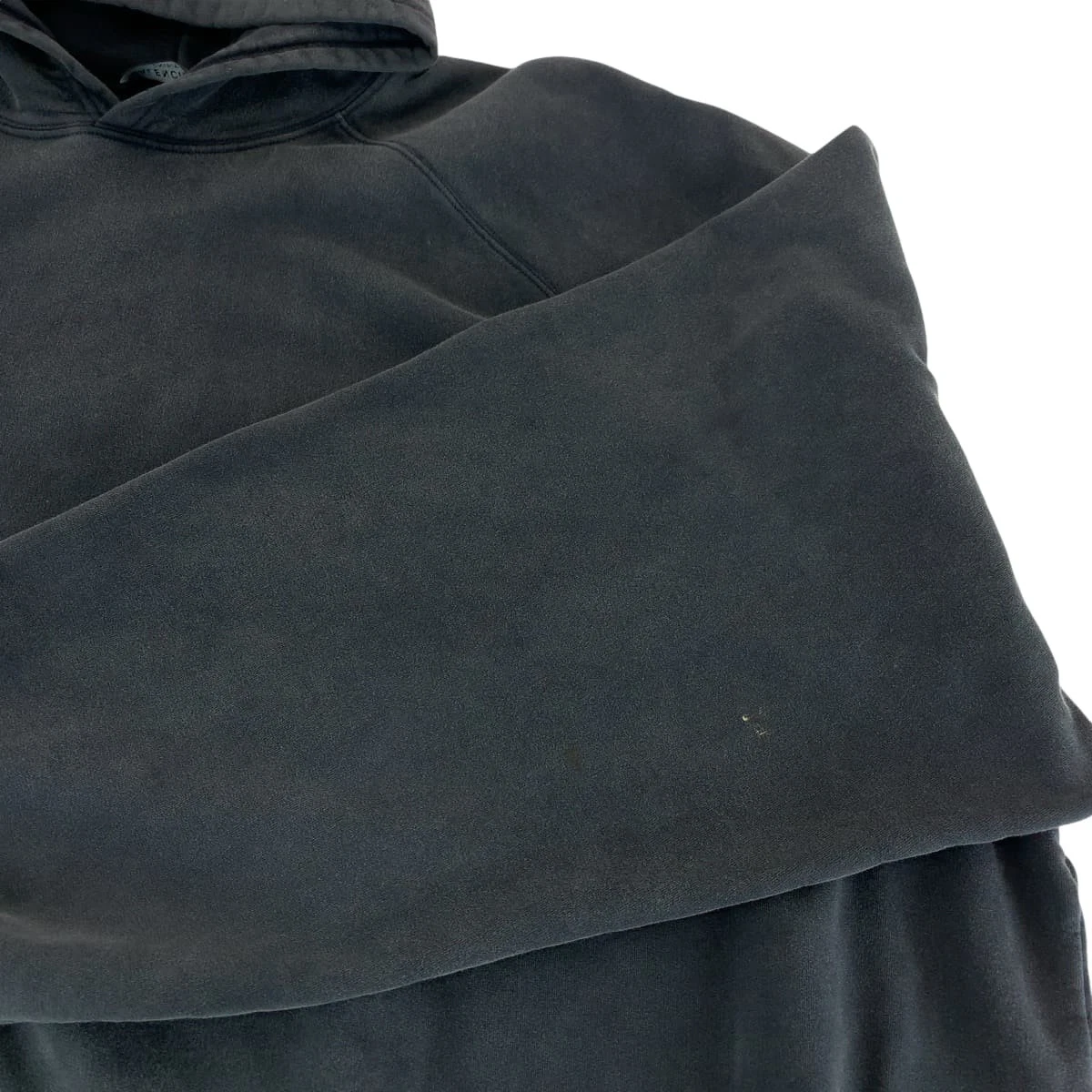 Felpa con cappuccio BALENCIAGA 22AW Taping logo PJ87 697879 TMVH2 Parker cotone nero