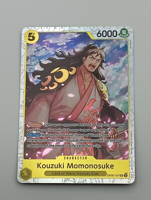 One Piece TCG Einzelkarte Kouzuki Momonosuke Englisch NM Holo
