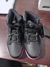 AND1 Girls Size 2 High Top Memory Foam Shoes 204