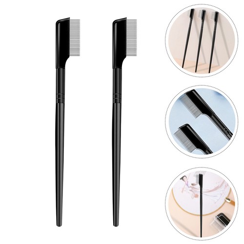 2 PCS Eyebrow Comb Lash Separator Portable Eyelash Man Separators