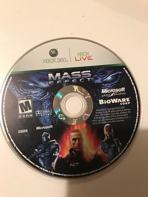 Mass Effect (Microsoft Xbox 360, 2007)Disc Only
