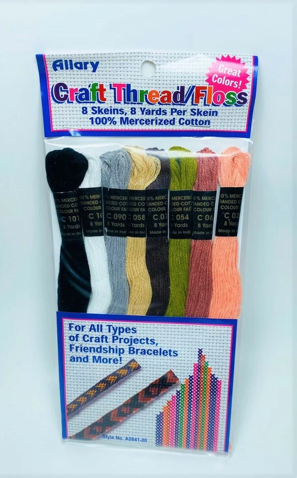 LOT OF 2 Allary 8 Skeins of Craft Thread - 8 Yards per skein - Image 2 of 3