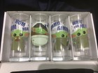 STAR WARS BABY YODA MANDALORIAN GLASSWARE SET OF 4 10 OZ new in box! EXCELLENT!! — photo 2