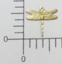 34313 3 Pc.- Brass Oxidized Dragonfly Jewelry Finding Charm