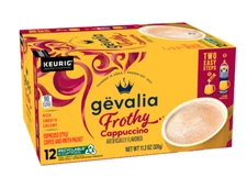 Gevalia Cappuccino K Cup Espresso Coffee Pods & Cappuccino Froth Packets, 12 ct