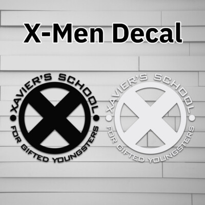 Xavier's School for Gifted Youngsters Vinyl Decal (for Car laptop window tumbler