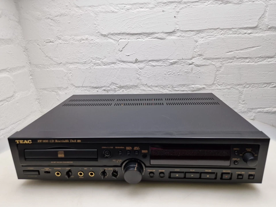 TEAC RW-800 CD-Recorder Deck CD-R CD-RW 24-Bit Konverter Audio Player Recorder - Bild 2 von 4