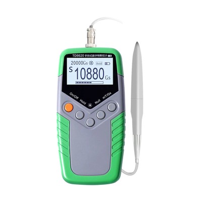 Permanent Magnet Gauss Meter Class 5 Accuracy Handheld Digital Flux Field Test