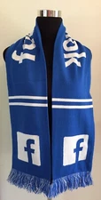 FACEBOOK Social Media Platform Products Promotional Scarf