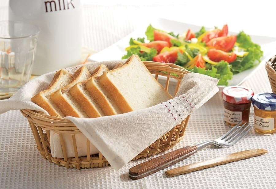 Tiger crown Steel Square Bread Mold with Lid 95x190x95mm Baking