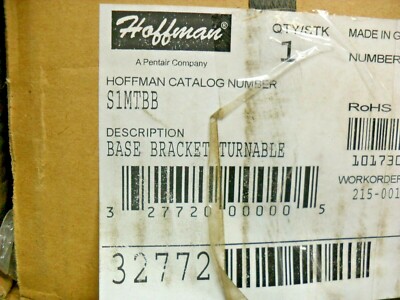  Hoffman S1MTBB Syspend Rotary Base 32772 Aluminium, Black NIB