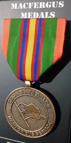 Texas State Guard Meritorious Service Medal - Moiré Ribbon
