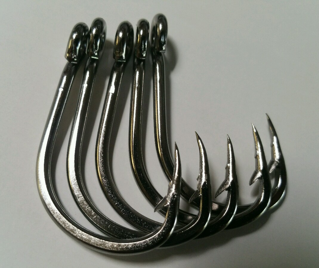40X 8/0 STAINLESS Steel live bait fishing hooks eBay