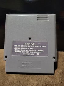 1990 Nintendo Wheel Of Fortune Family Edition Authentic Video Game Cartridge NES