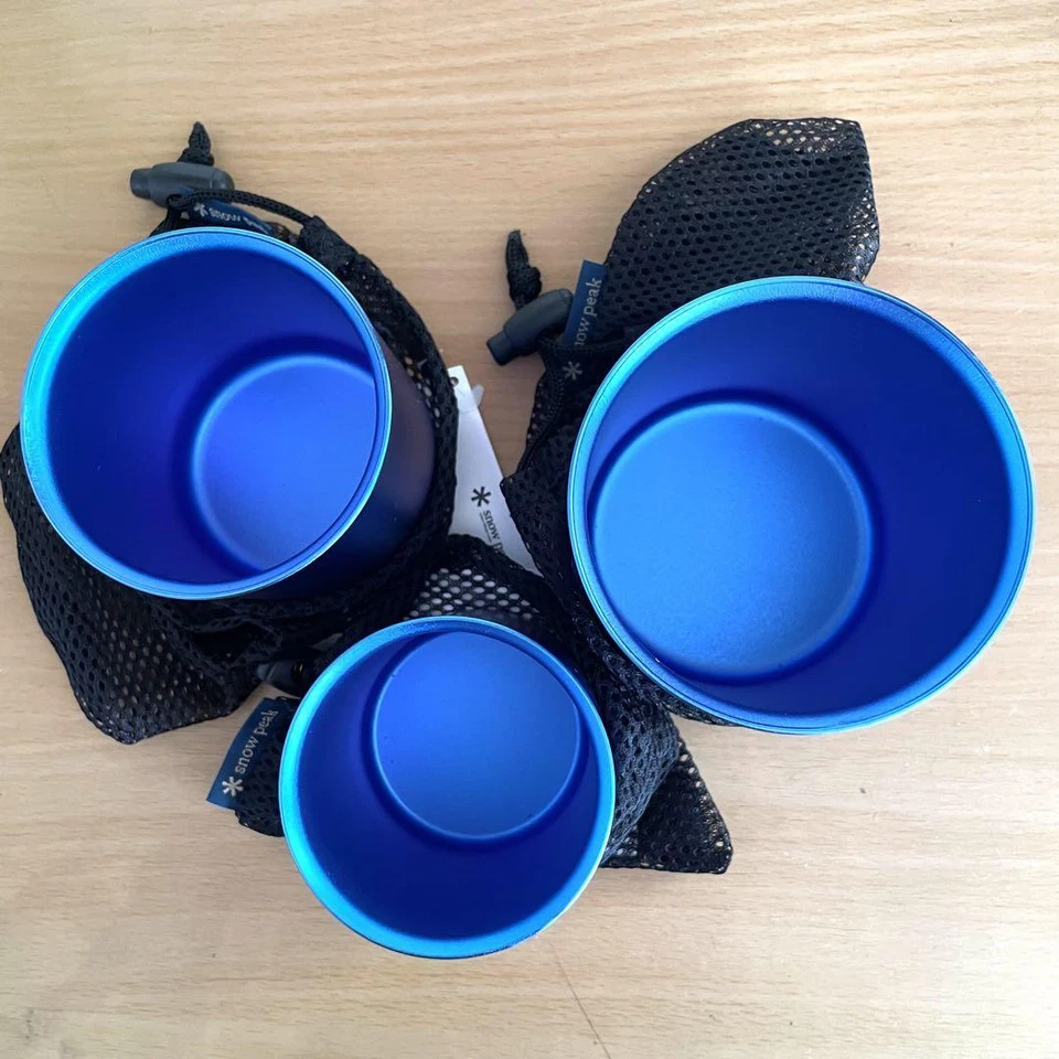 Tazza impilabile Snow Peak Yukiho set di 3 pezzi - Immagine 2 di 4