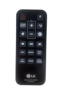LG AKB74935601 OEM Original Sound Bar Replacement Remote Control Tested Black