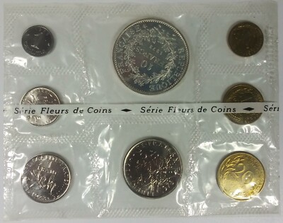 1976年 MONNAIE DE PARIS コインセット Nickel-Brass 1976 French Coins for sale | eBay