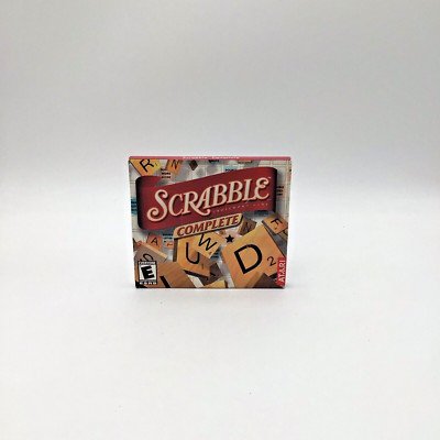 Scrabble Complete Crossword Game 2003 CD-ROM Atari PC Game E for Everyone vtg