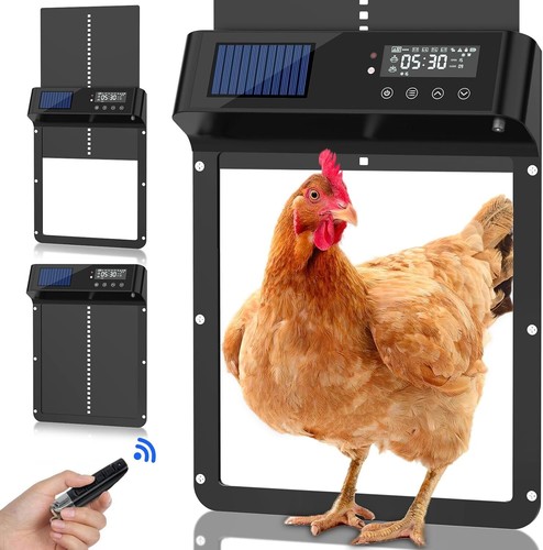 Automatische Hühnerstalltür Elektrische hühnerklappe mit Timer LCD Display IP65 - Bild 4 von 13