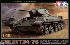 Tamiya 32515 1/48 Model Kit Russia Soviet Tank T34/76 Model 1941 Cast Turret