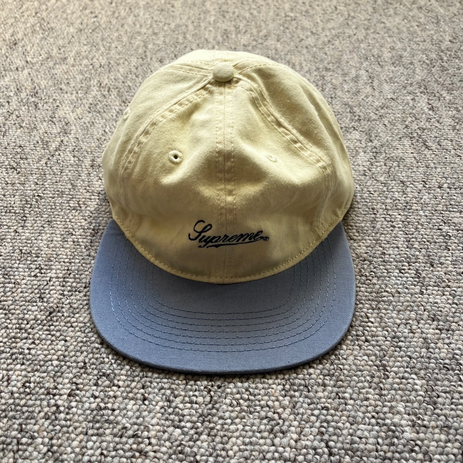 Casquette ajustée Supreme en sergé lavé SS12
