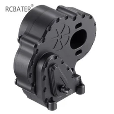 Aluminum Transmission Gearbox Black for 1/18 Axial UTB18 Capra RC Car