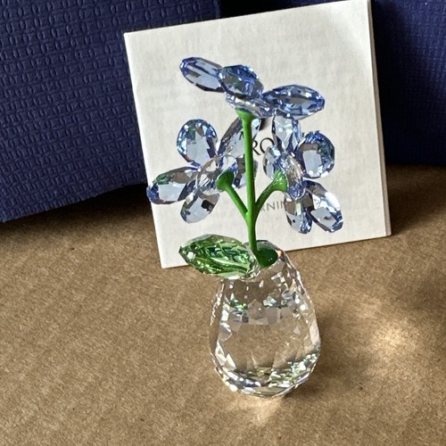 Swarovski Flor Sueños Olvídame No Azul #5254325 Auténtica Nueva en Caja - Imagen 3 de 7