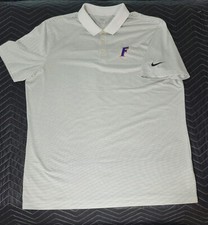 Nike Golf polo University FloridaMEN'S shirt short Sleeve xl White/gray Stripes