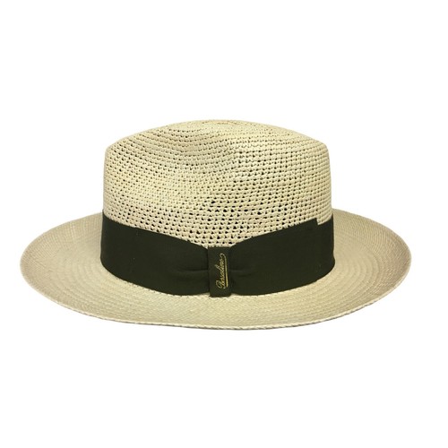 BORSALINO cappello uomo 141106 Panama semi-crochet 100% Paglia MADE IN  ITALY | eBay