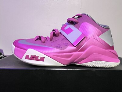 Discount lebron soldier 10 pink for sale Online 2012 Women Nike Lebron Soldier VI 6 Think Pink Used Size 9 Rare NDS Promo Sample eBay