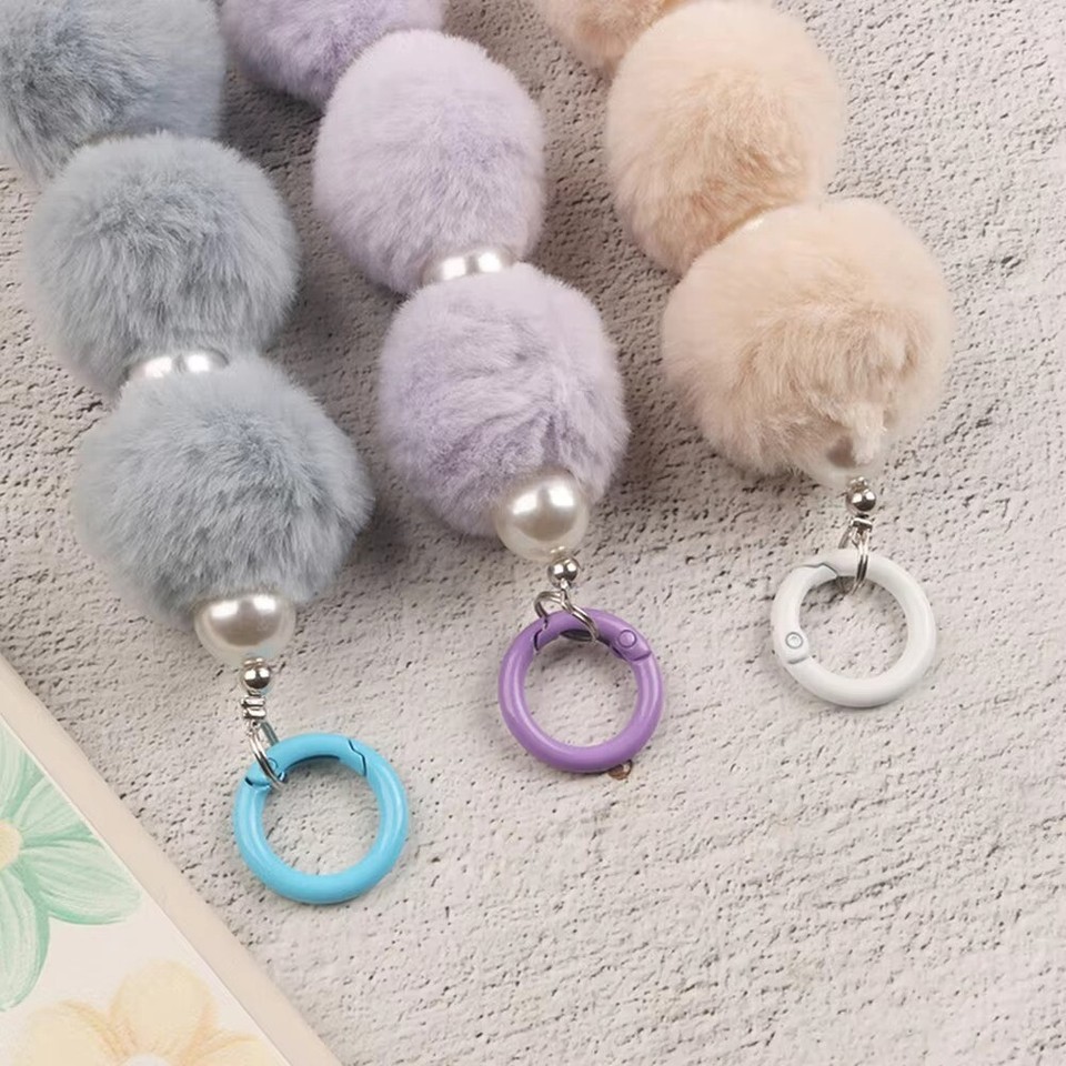 Anti Lose Hanging Rope With Imitate Pearl Mobile Phone Chain Wrist