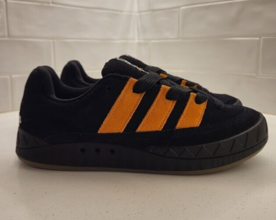 Adidas Skate Mens size 10.5 Adimatic Jamal Smith Black Orange Rush