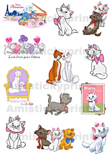 The Aristocats Stickers Disney Marie Cat