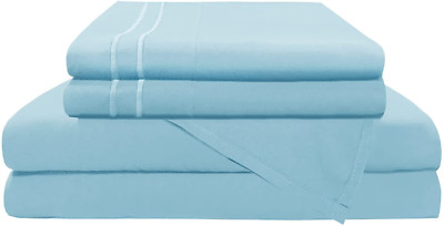 Mejoroom Full Bed Sheet Set - Super Soft Brushed Microfiber 1800 Thread Count Fu