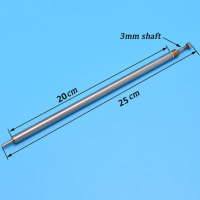 RC#1411 25CM Steel Tube Spare Parts Stainless Steel 3mm Ship Shaft for RC Boat