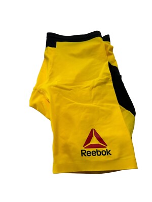 NWT UFC Reebok 2XL Octagon Vale Tudo Shorts w/DRAWSTRING Chalk