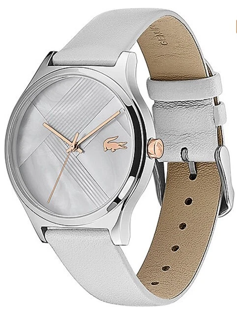 RELOJ MUJER LACOSTE 2001146 NIKITA ESFERA GRIS CORREA CUERO GRIS Foto 2 de 4