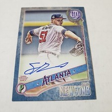 2018 Topps Gypsy Queen Blue Sean Newcomb Auto # SN #ed 126/150