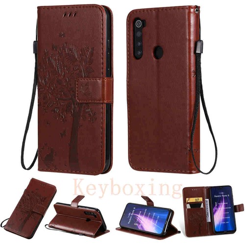 Etui portefeuille à rabat en cuir pour Xiaomi Redmi 8 8A Note 8 Pro 8T Mi Note 10 A3 - Photo 9 sur 40