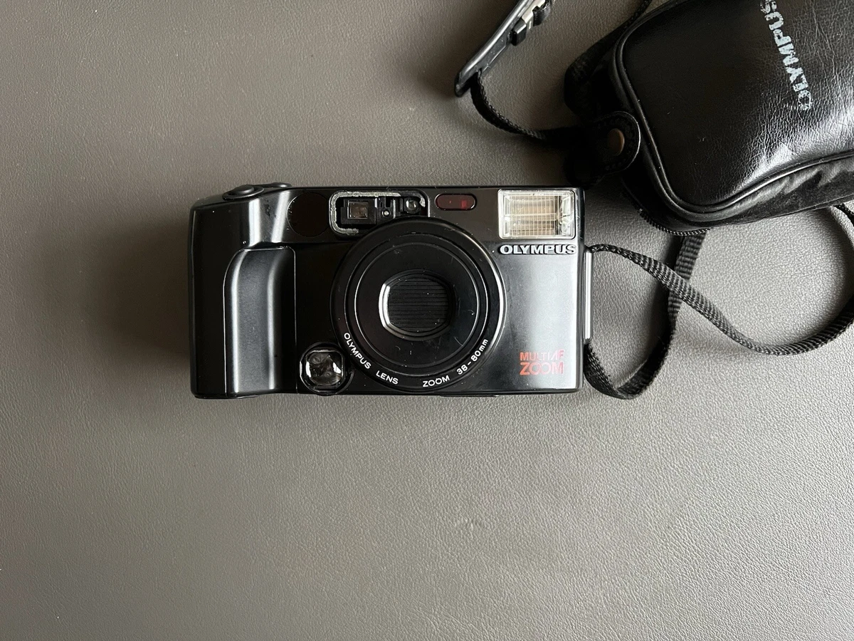 Olympus Mju II Zoom 115 – Appareil Photo 35 Mm Pour Pièces Détachées (ne Fonctionne Pas)
