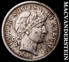 1916-S Silver Barber Dime - Scarce  Extra Fine+  Better Date  No Reserve  #i6994