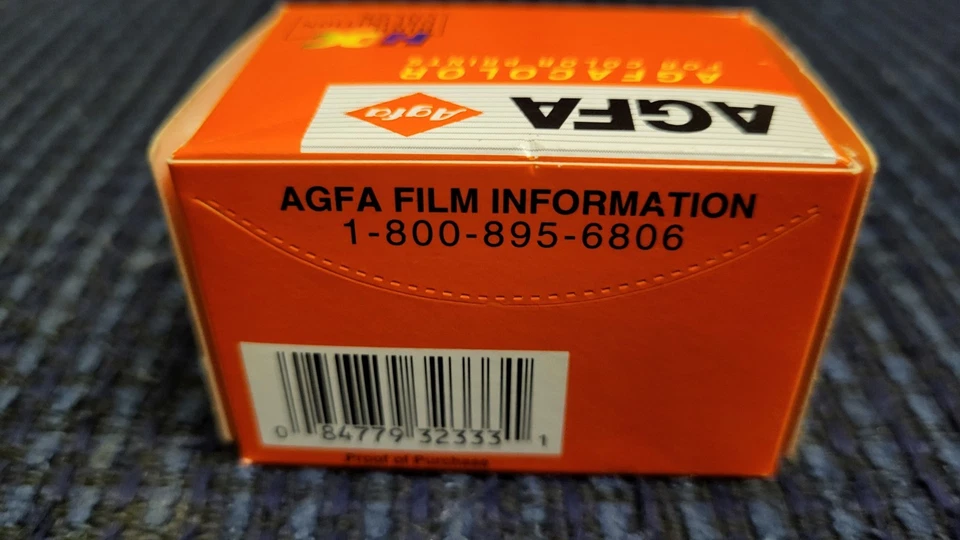 Agfa AGFACOLOR HDC 100 Film For Color Images 135-36 Expired September 1998 - Image 4 of 4