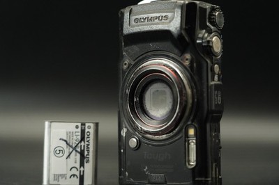 Olympus Tough TG-6 Black Waterproof Digital Camera 12MP -33334 cuts- #12041