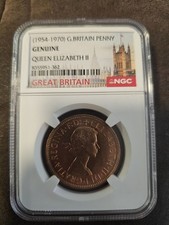 18--NGC great britain coins 1954-1970
