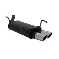 Novus Sportauspuff für Opel Corsa C 2x76mm SR-Design Endschalldämpfer mit ABE