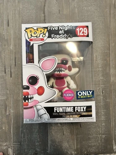 Funko Pop!: FNAF - #129 Funtime Foxy - (Flocked) - Best Buy Excl